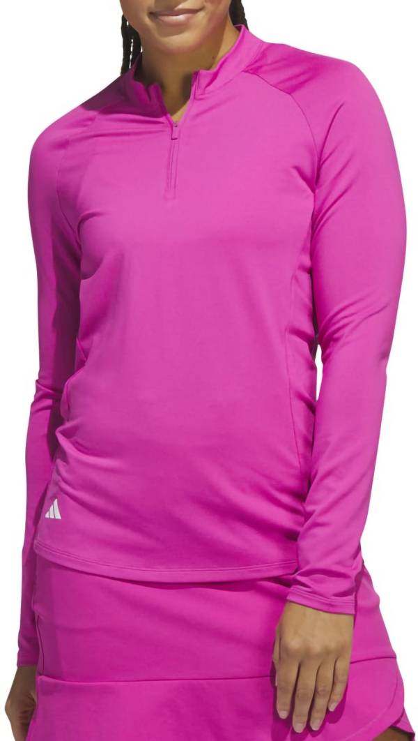 adidas Women's 1/4 Long Sleeve Golf Polo | Dick's Sporting Goods