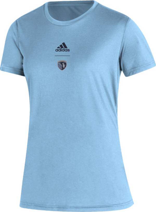 adidas Women's Sporting Kansas City '22 Blue Repeat T-Shirt product image