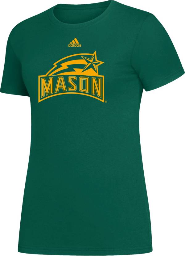 adidas Women's George Mason Patriots Green Amplifier T-Shirt product image
