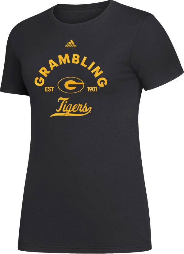 adidas Women's Grambing State Tigers Black Amplifier T-Shirt product image