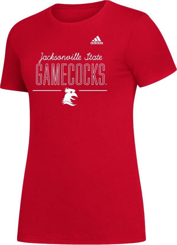 adidas Women's Jacksonville State Gamecocks Red Amplifier T-Shirt product image