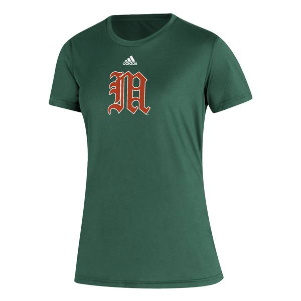 adidas Women's Miami Hurricanes NCAA Women's Apparel Creator Performance T-Shirt product image