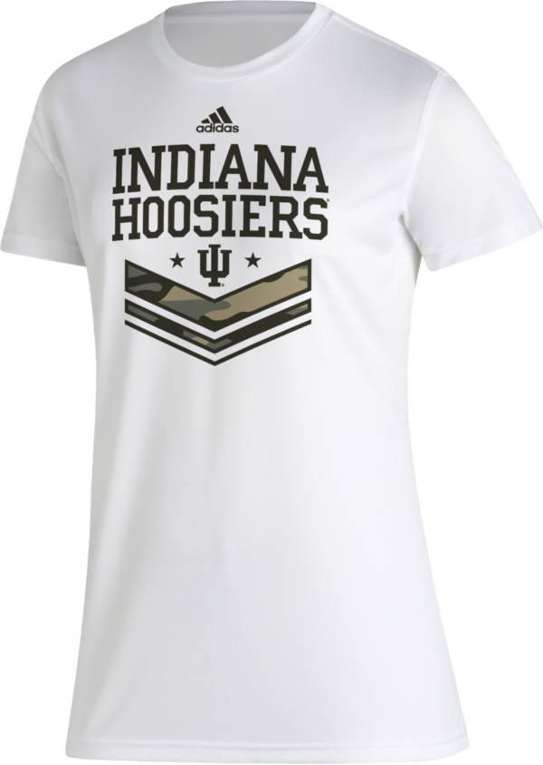 adidas Men's Indiana Hoosiers White Creator T-Shirt product image