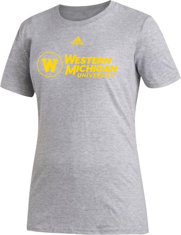 adidas Women's Western Michigan Broncos Grey Amplifier T-Shirt product image