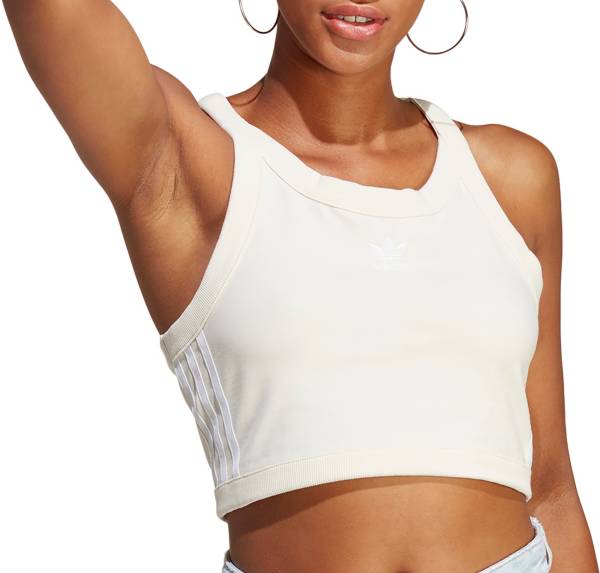 adidas Originals Women\'s Adicolor Classics 3-Stripes Short Tank Top |  Dick\'s Sporting Goods