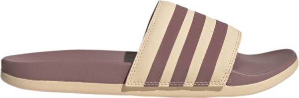 Adidas best sale tan slides