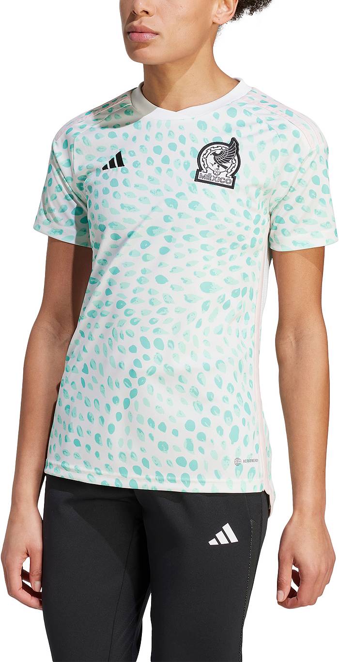 Youth Adidas White Mexico National Team 2022/23 Away Replica Custom Jersey Size: Large