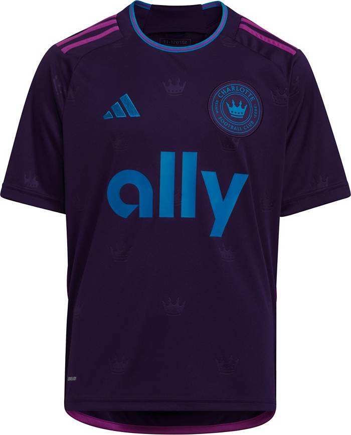 adidas Youth Charlotte FC 2023 Secondary Replica Crown Jewel Jersey