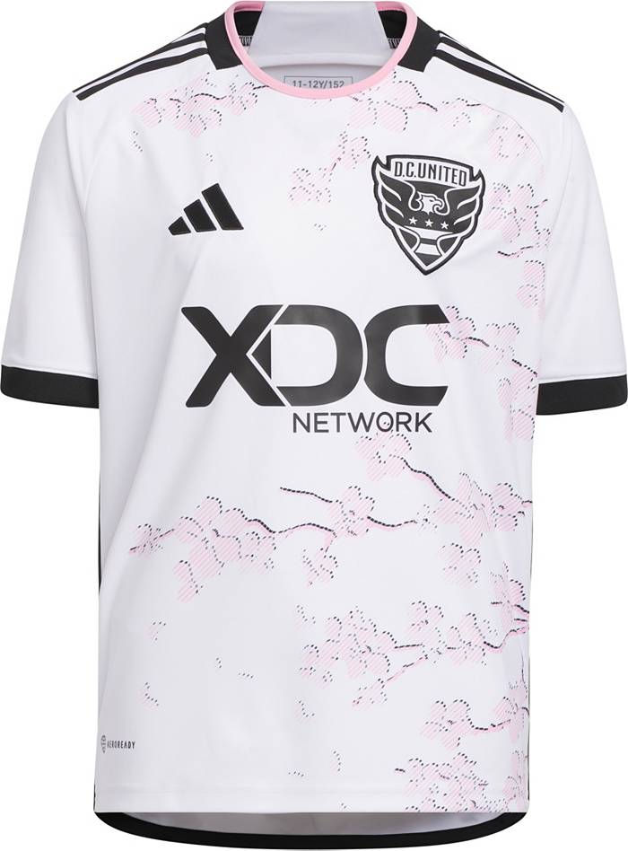 adidas Youth D.C. United 2023 Secondary Replica The Cherry Blossom Jersey