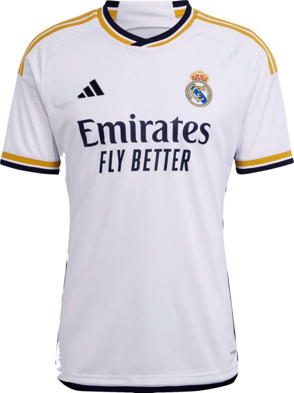 audible negro Dispensación adidas Youth Real Madrid 2023 Home Replica Jersey | Dick's Sporting Goods