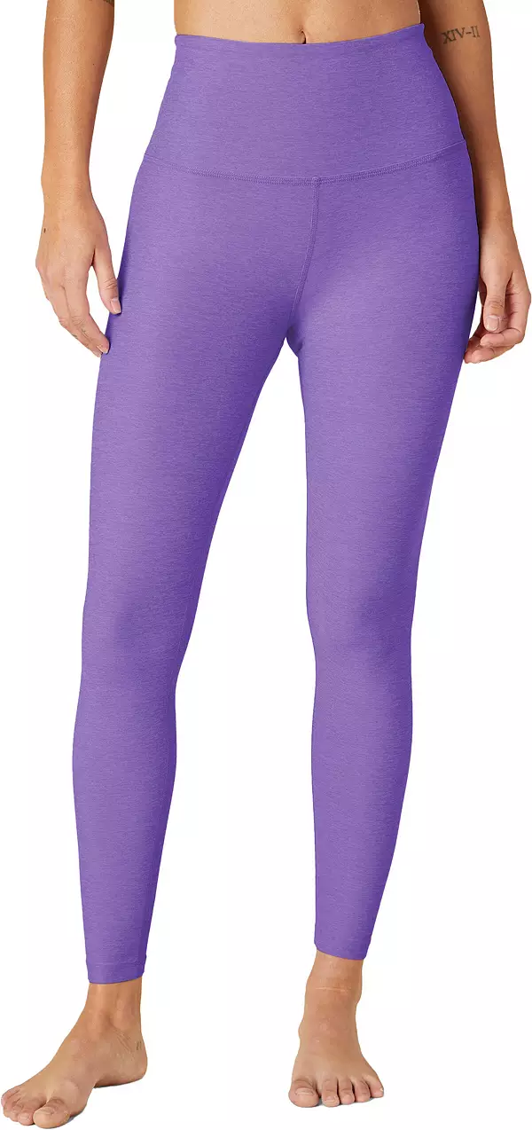 Purple Gym Leggings - High Waisted - Amethyst
