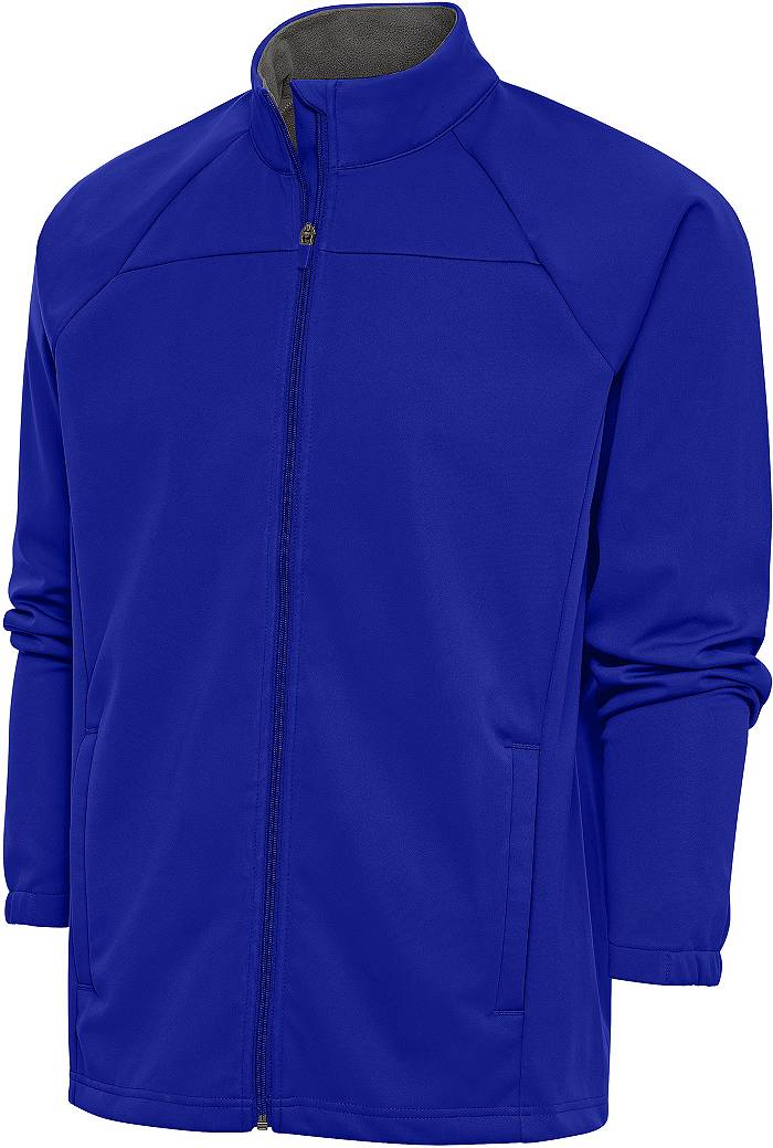 Men's Antigua Charcoal Sacramento Kings Links Full-Zip Golf Jacket Size: Medium