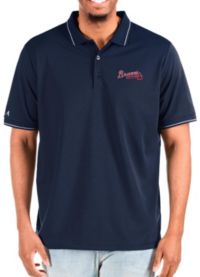 Dick's Sporting Goods Antigua Men's Atlanta Braves White Affluent Polo