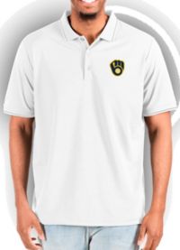 Dick's Sporting Goods Levelwear Men's Milwaukee Brewers Navy Rival Insignia  Core Polo