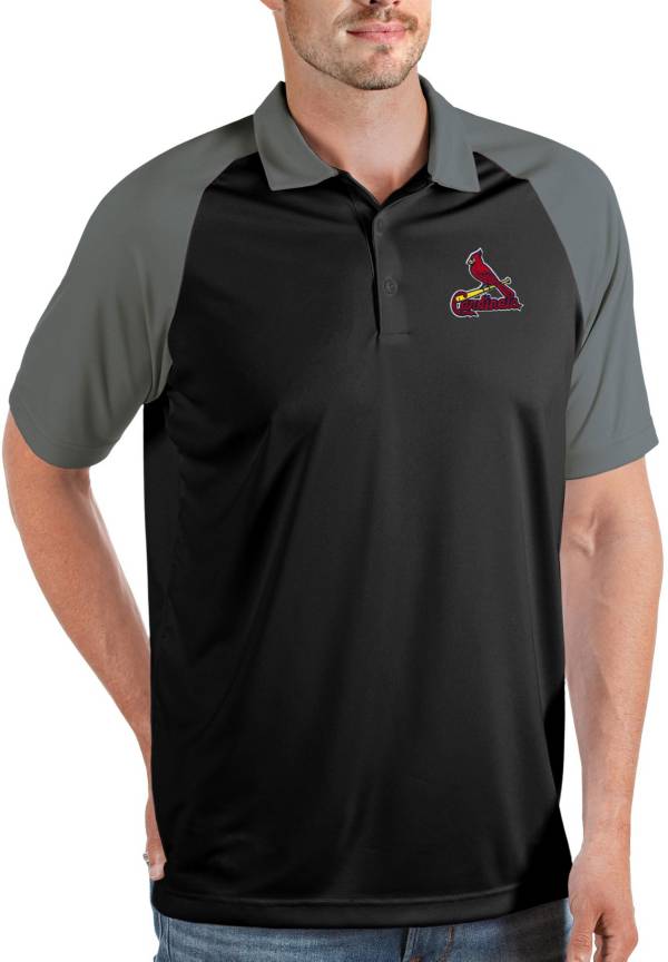 Antigua Men's St. Louis Cardinals Black Protect Jacket