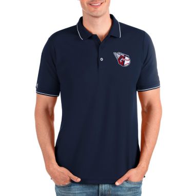 sorry, Antigua Men's Cleveland Guardians Navy Affluent Polo is currently out of stock