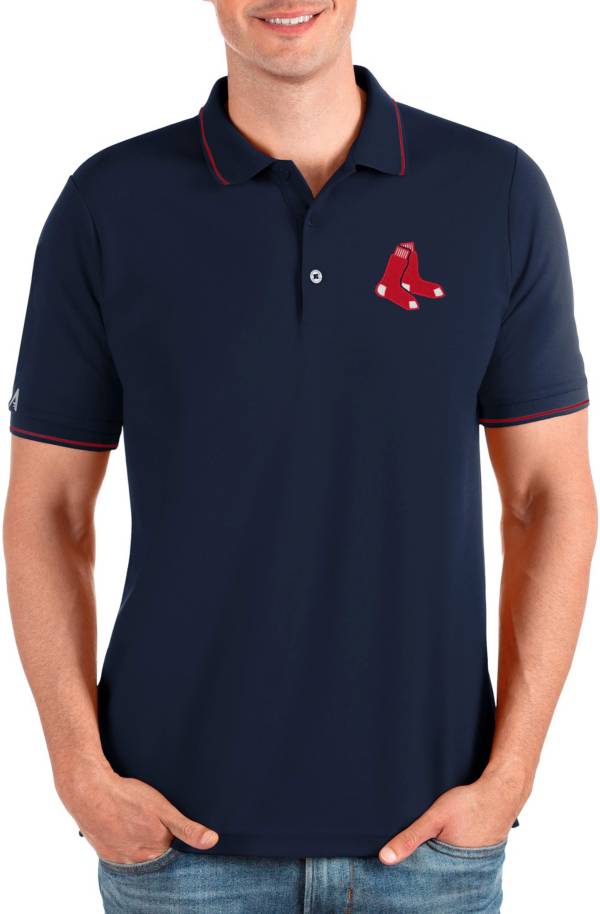 Antigua Men's Boston Red Sox Navy Affluent Polo product image