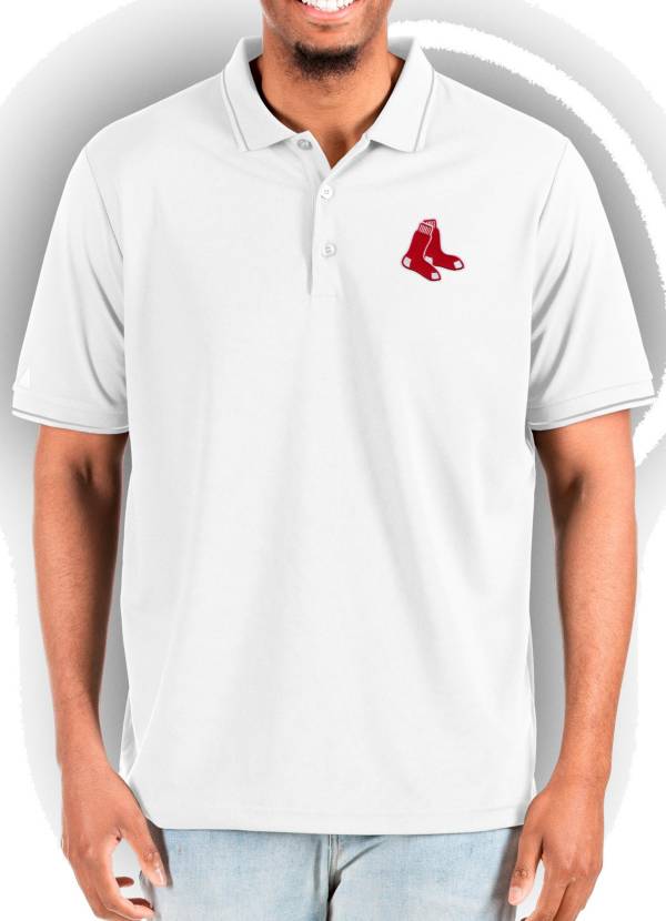 Antigua Apparel / Men's Boston Red Sox White Balance Polo