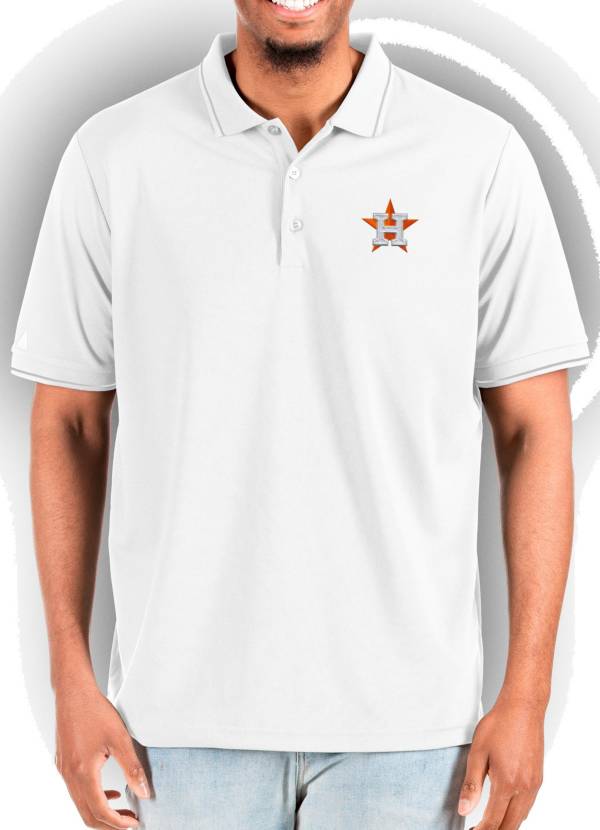 Antigua Men's Houston Astros Legacy Pique Polo Shirt