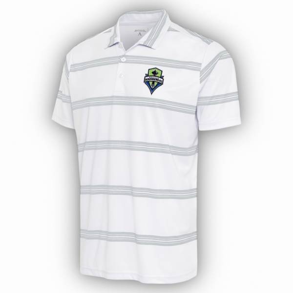 Antigua Seattle Sounders Groove White Polo product image