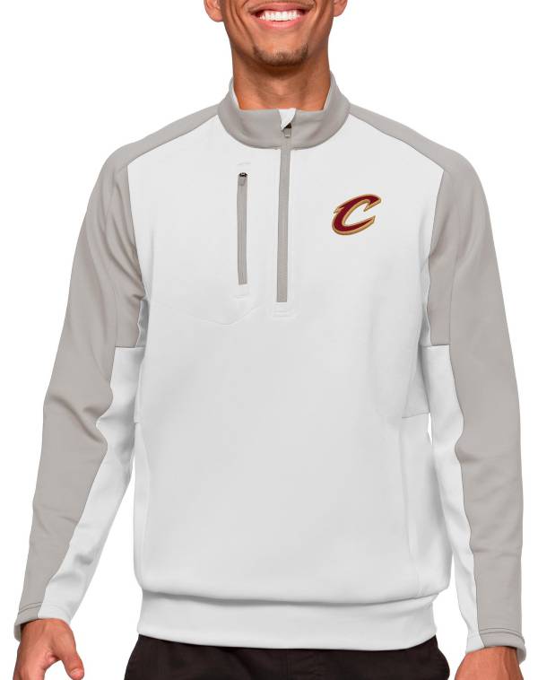 Antigua Men's Cleveland Cavaliers White Team ¼ Zip product image