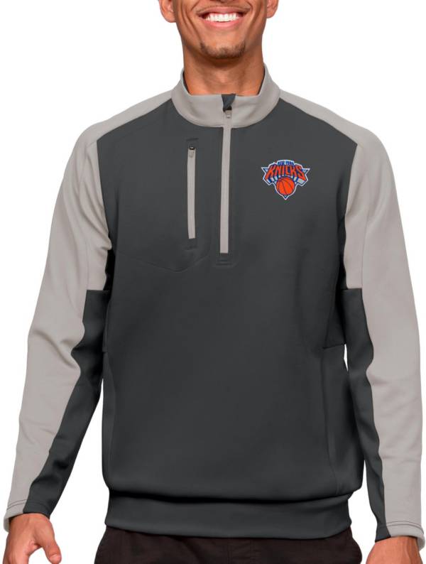 Antigua Men's New York Knicks Grey Team ¼ Zip product image