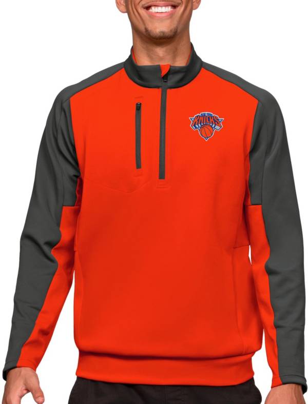 Antigua Men's New York Knicks Orange Team ¼ Zip product image