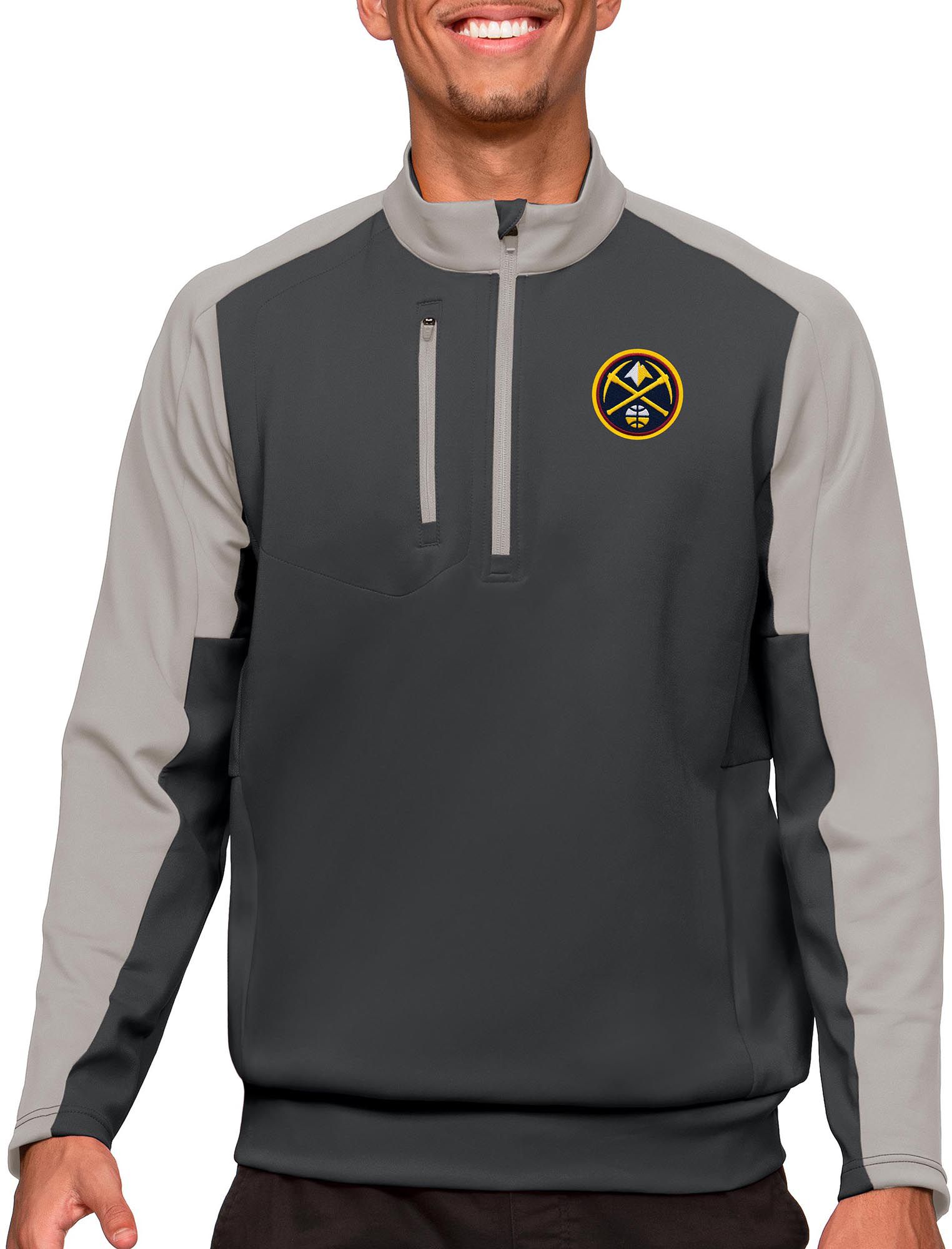 Antigua Men's Denver Nuggets Team ¼ Zip