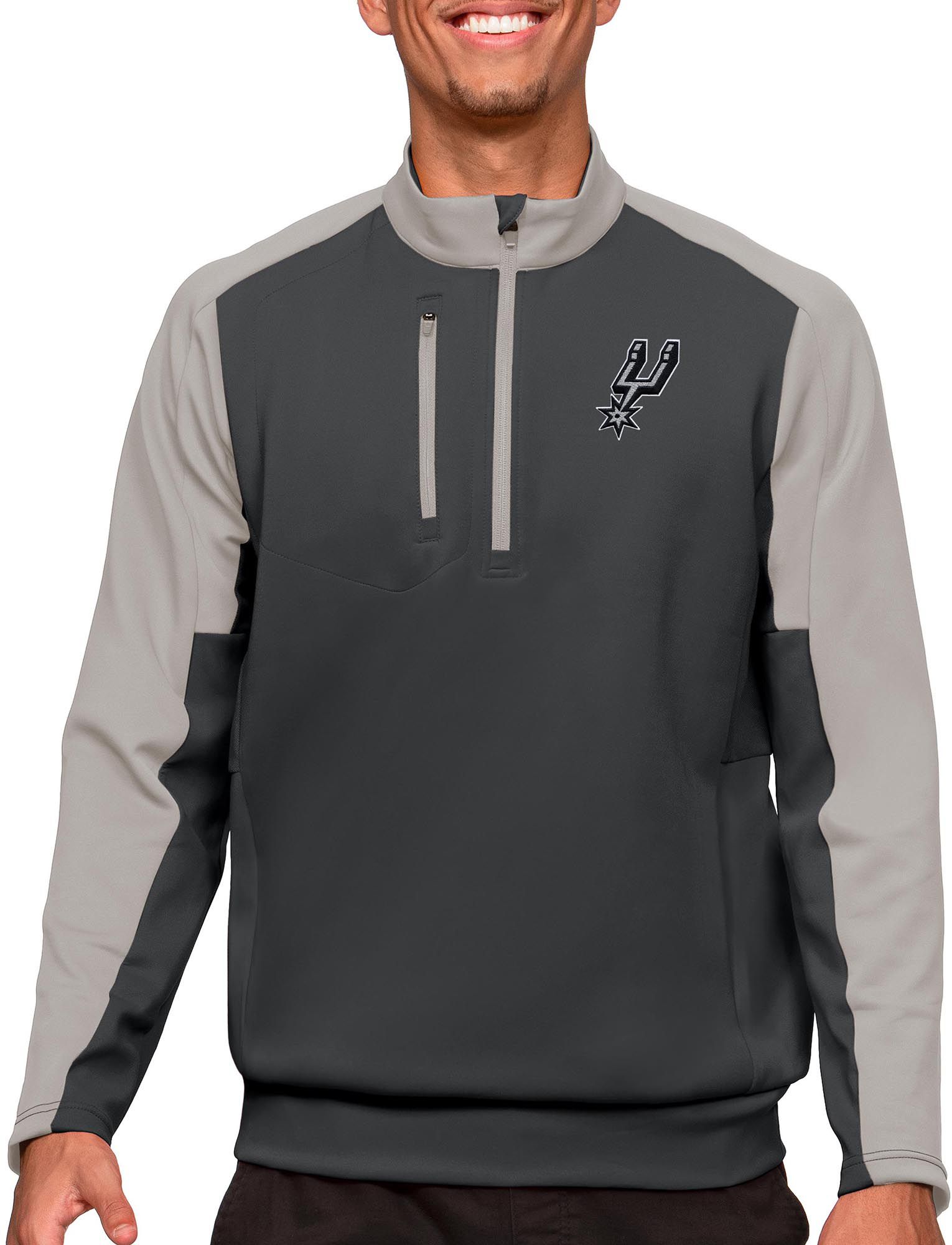 Antigua Men's San Antonio Spurs Team ¼ Zip