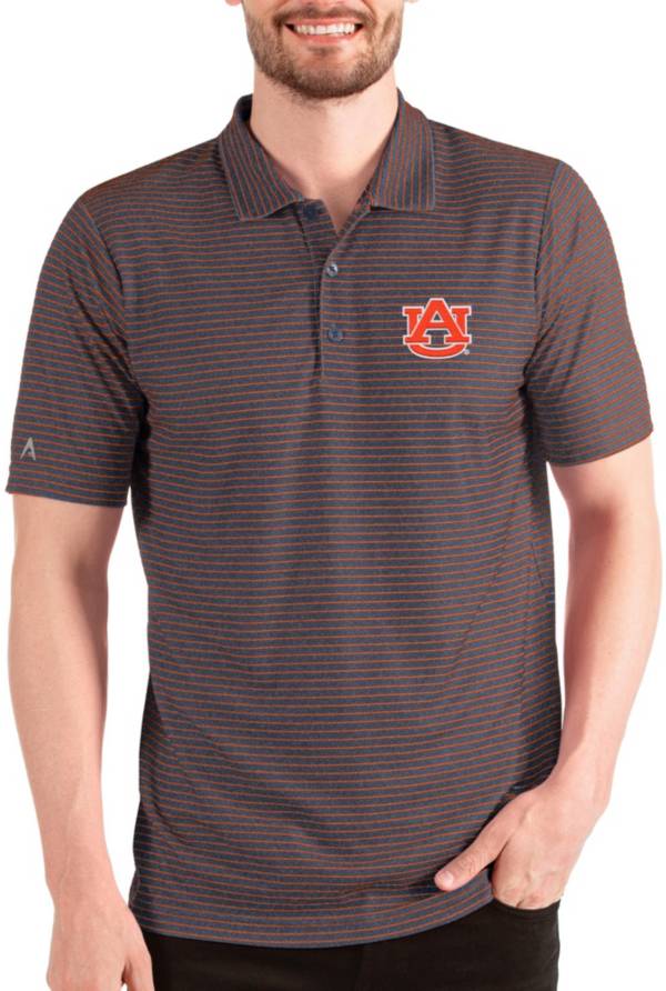 Antigua Men's Auburn Tigers Navy/Orange Esteem Polo product image