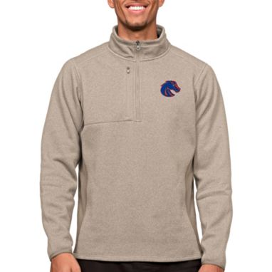 sorry, Antigua Men's Boise State Broncos Oatmeal Course 1/4 Zip Jacket is currently out of stock