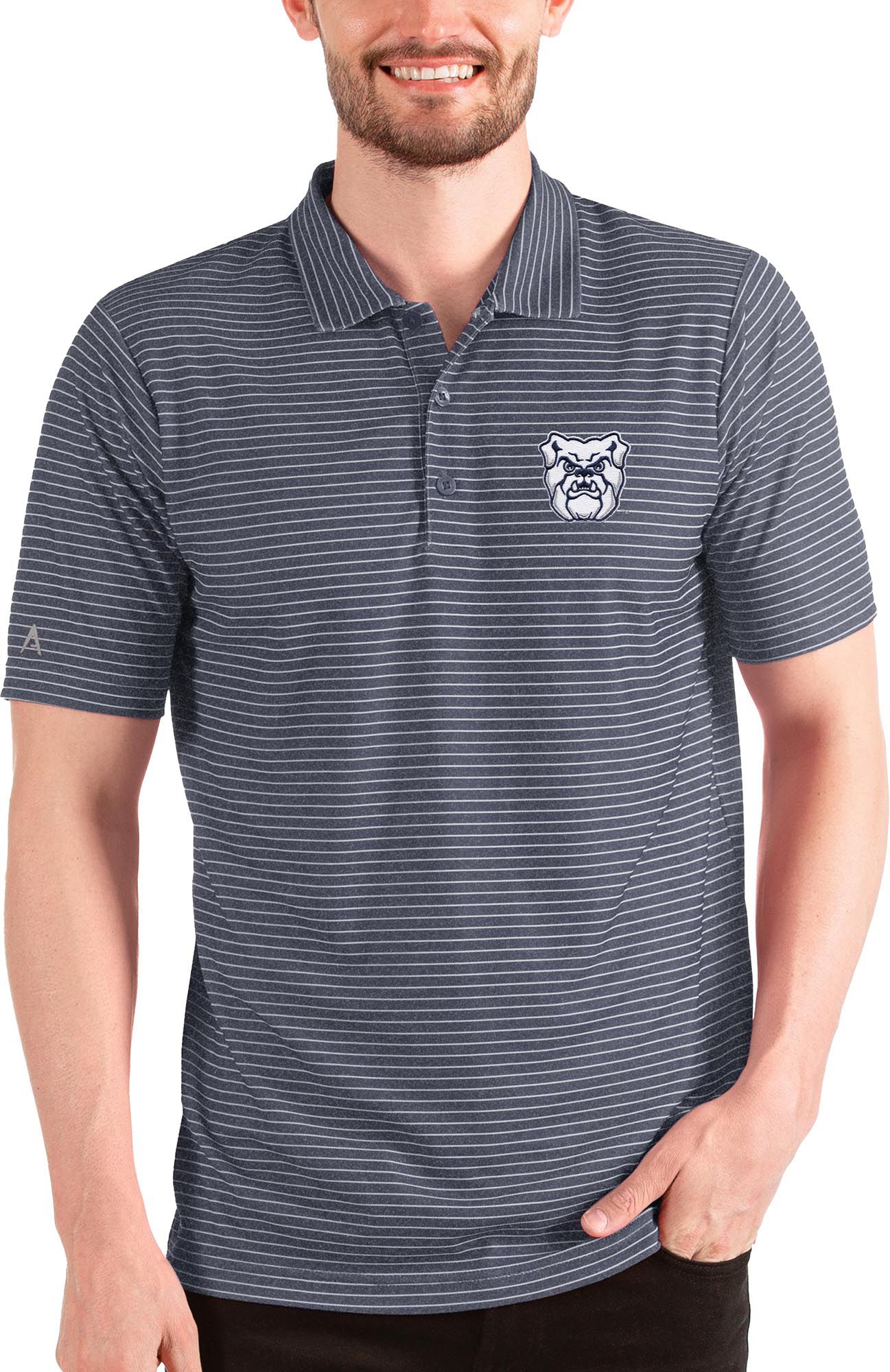 Antigua Men's Butler Bulldogs /White Esteem Polo