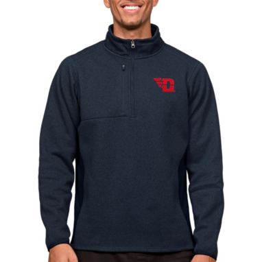 sorry, Antigua Men's Dayton Flyers Navy Course 1/4 Zip Jacket is currently out of stock