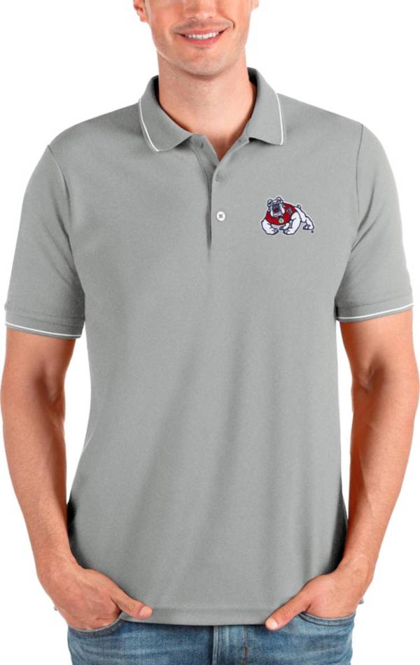 Chicago Cubs Antigua Affluent Polo - White