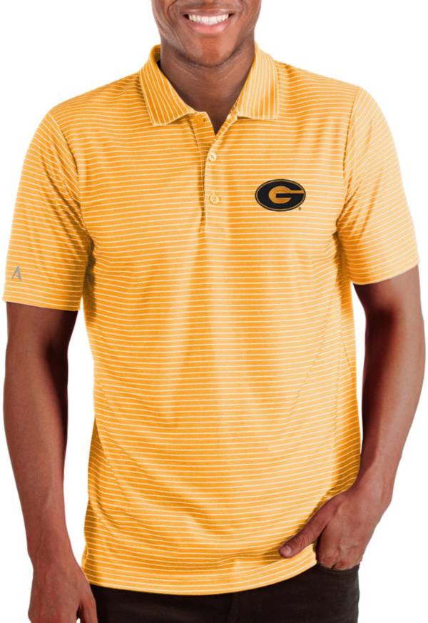 Antigua Men's Grambling State Tigers Gold and White Esteem Polo product image