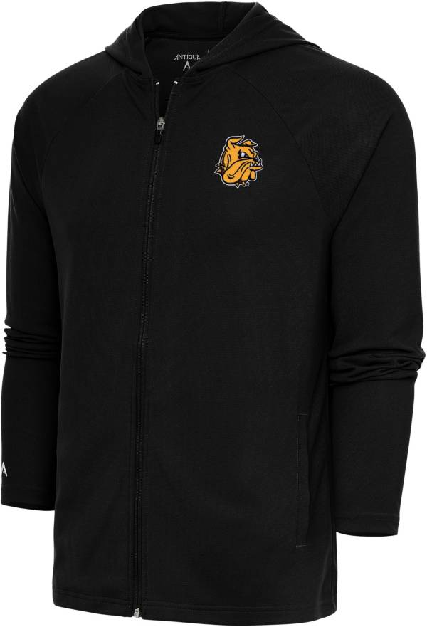 Antigua Men's MinnesotaDuluth Bulldogs Black Legacy Full Zip Hoodie
