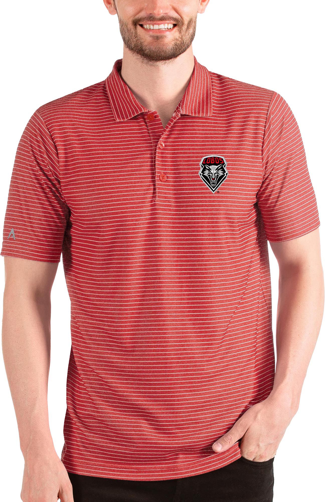 Antigua Men's New Mexico Lobos Esteem Polo