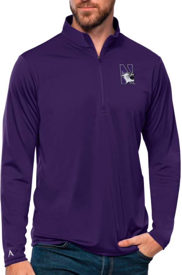 Antigua Men's Northwestern Wildcats Dark Purple Esteem Polo | Dick's ...