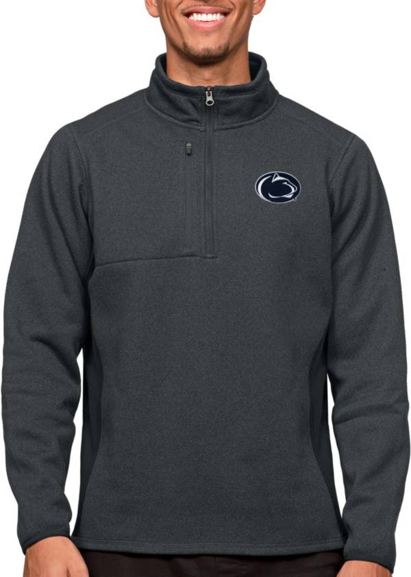 Antigua Men's Penn State Nittany Lions Charcoal Course 1/4 Zip Jacket product image