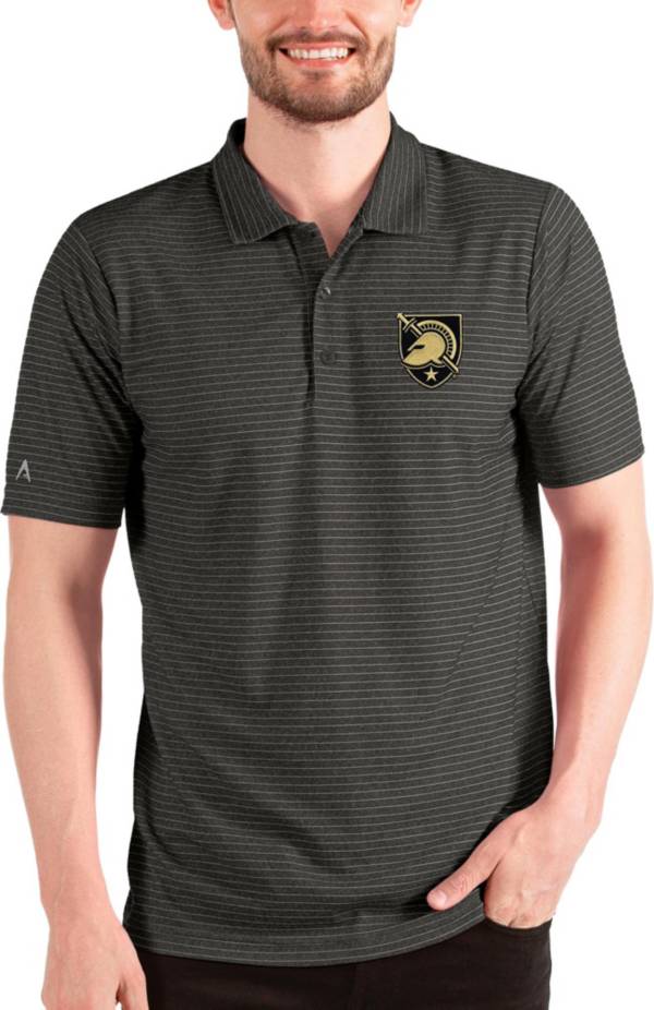 Antigua Men's Army West Point Black Knights Black/Silver Esteem Polo product image