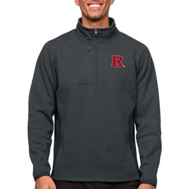sorry, Antigua Men's Rutgers Scarlet Knights Charcoal Course 1/4 Zip Jacket is currently out of stock