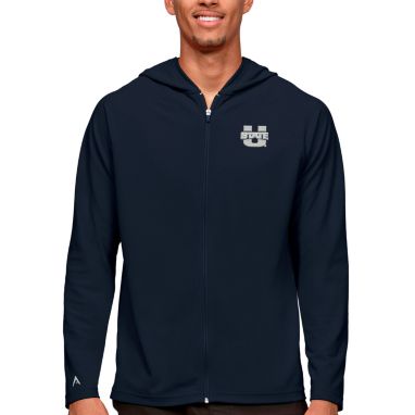 sorry, Antigua Men's Utah State Aggies Navy Legacy Full Zip Hoodie is currently out of stock
