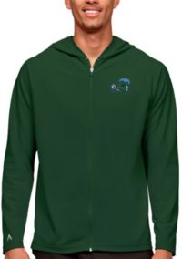 Antigua Men's Tulane Green Wave Green Legacy Full Zip Hoodie