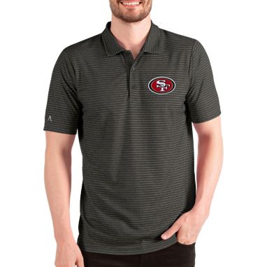 sorry, Antigua Men's San Francisco 49ers Esteem Black/Silver Polo is currently out of stock