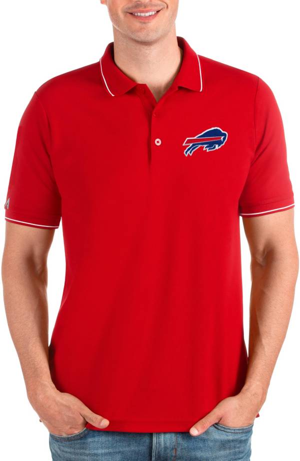 Antigua Men's Buffalo Bills Nova Royal/Steel Polo