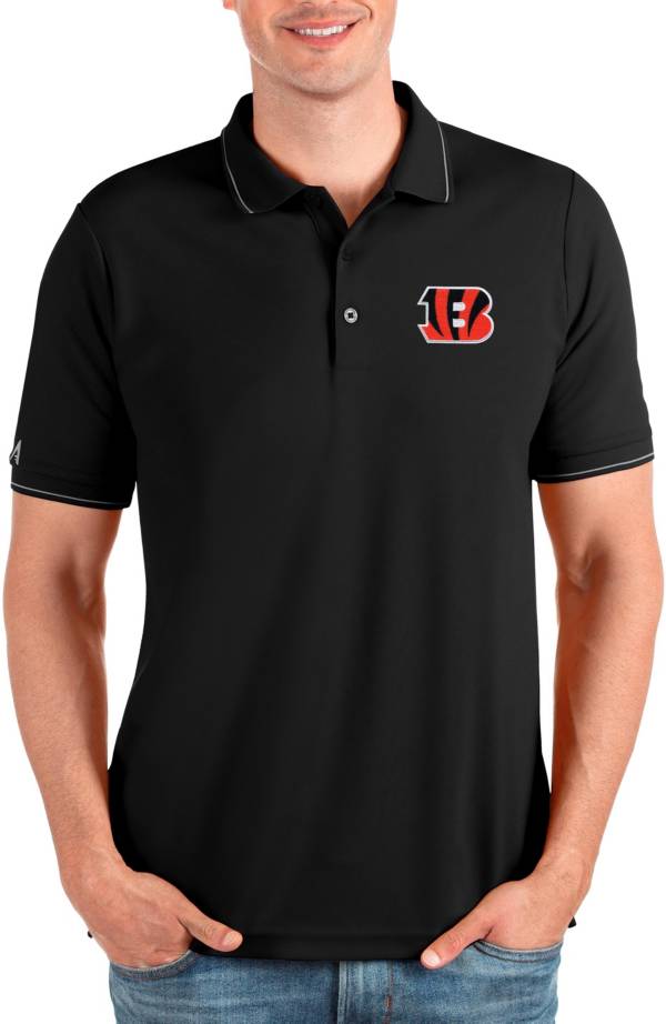 Dick's Sporting Goods Antigua Men's Cincinnati Bengals Affluent Grey Polo