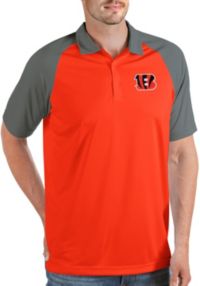 Dick's Sporting Goods Antigua Men's Cincinnati Bengals Pique Xtra-Lite Black  Polo