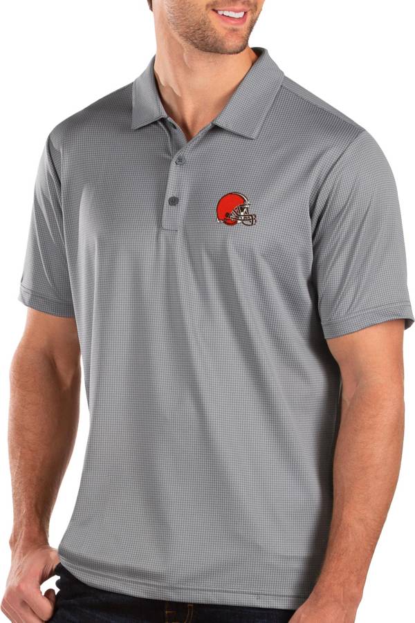 Antigua Men's Cleveland Browns Engage Grey Polo product image