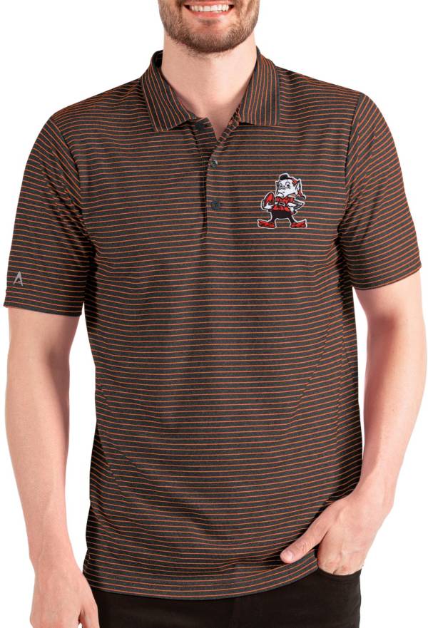 Cleveland Browns Antigua Legacy Pique Polo - Brown