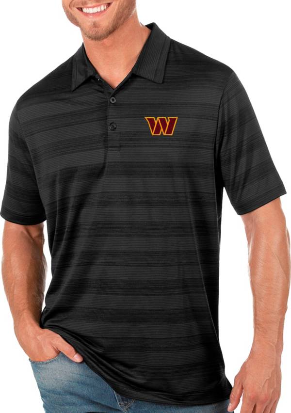 Las Vegas Raiders Antigua Tribute Polo - Charcoal Size: 4XL